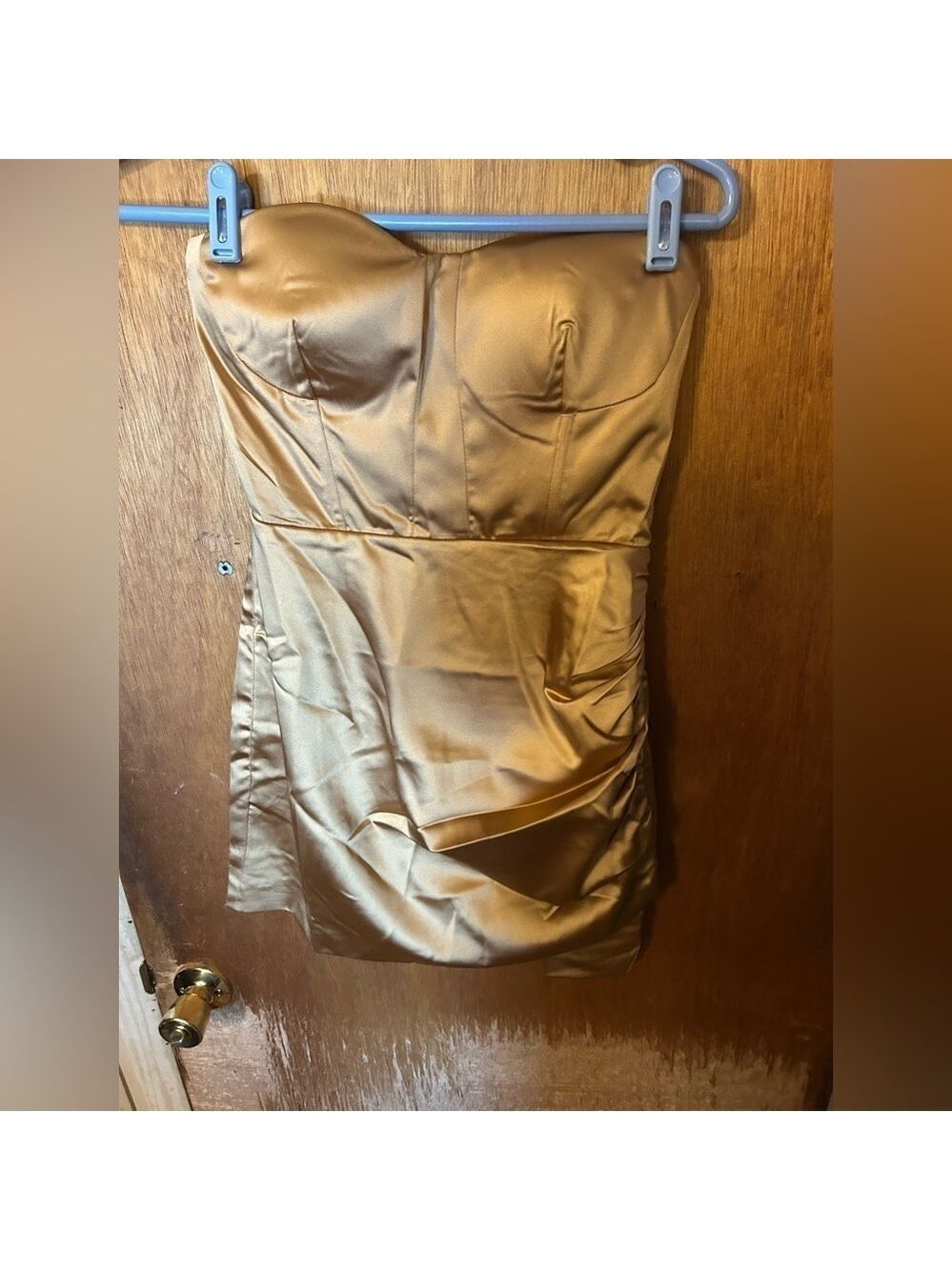 Naked wardrobe strapless dress